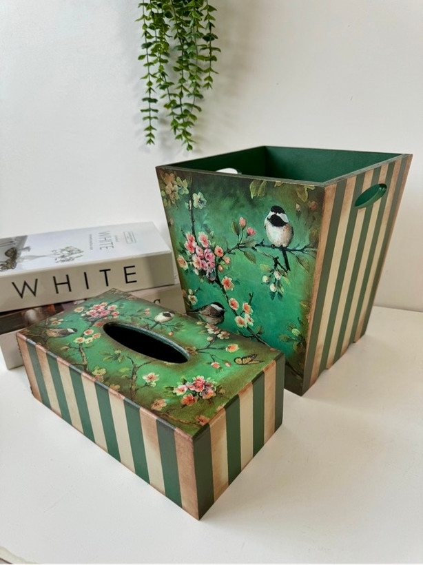 ست سطل وجادستمال کاغذی جدید