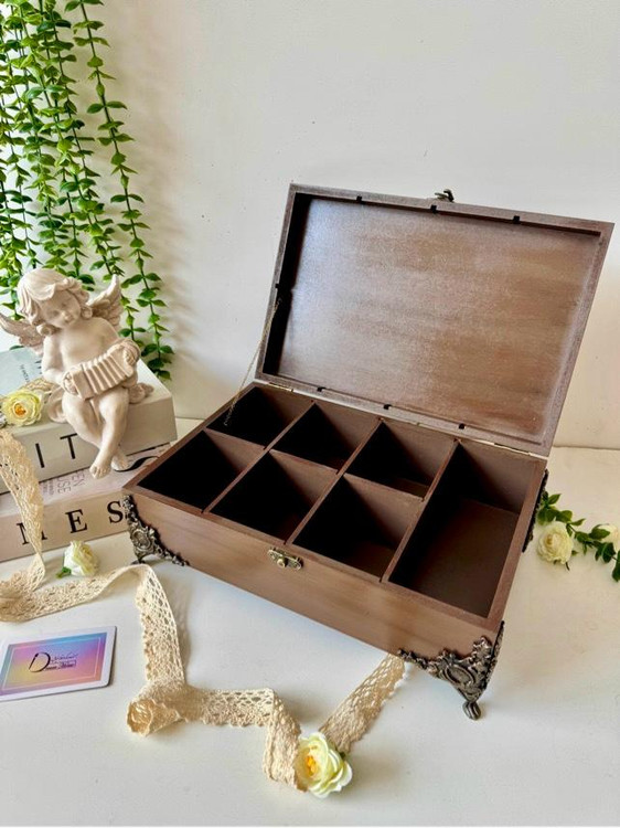 جعبه دمنوش چوبی