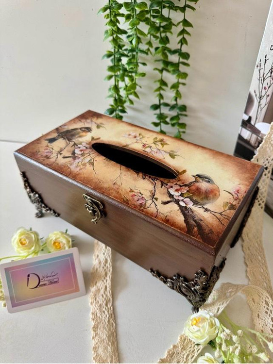 جعبه دستمال کاغذی لوکس