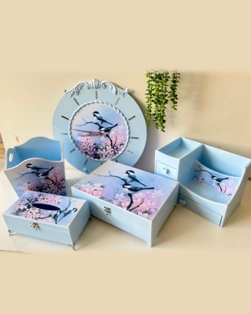 ست اتاق خواب آبی آسمانی