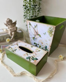 سطل و جادستمال کاغذی جدید