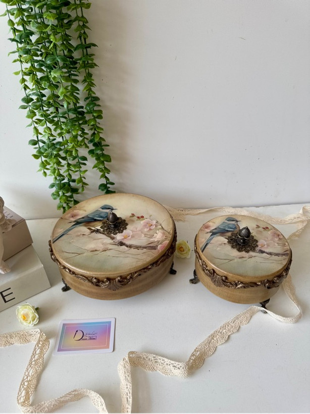 آجیل خوری چوبی گرد
