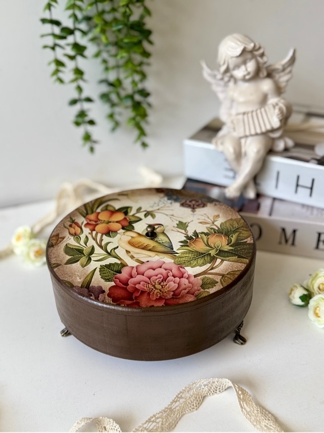 آجیل خوری چوبی گرد