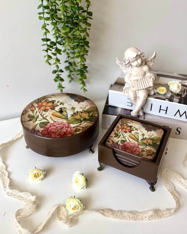 آجیل خوری چوبی طرح سنتی