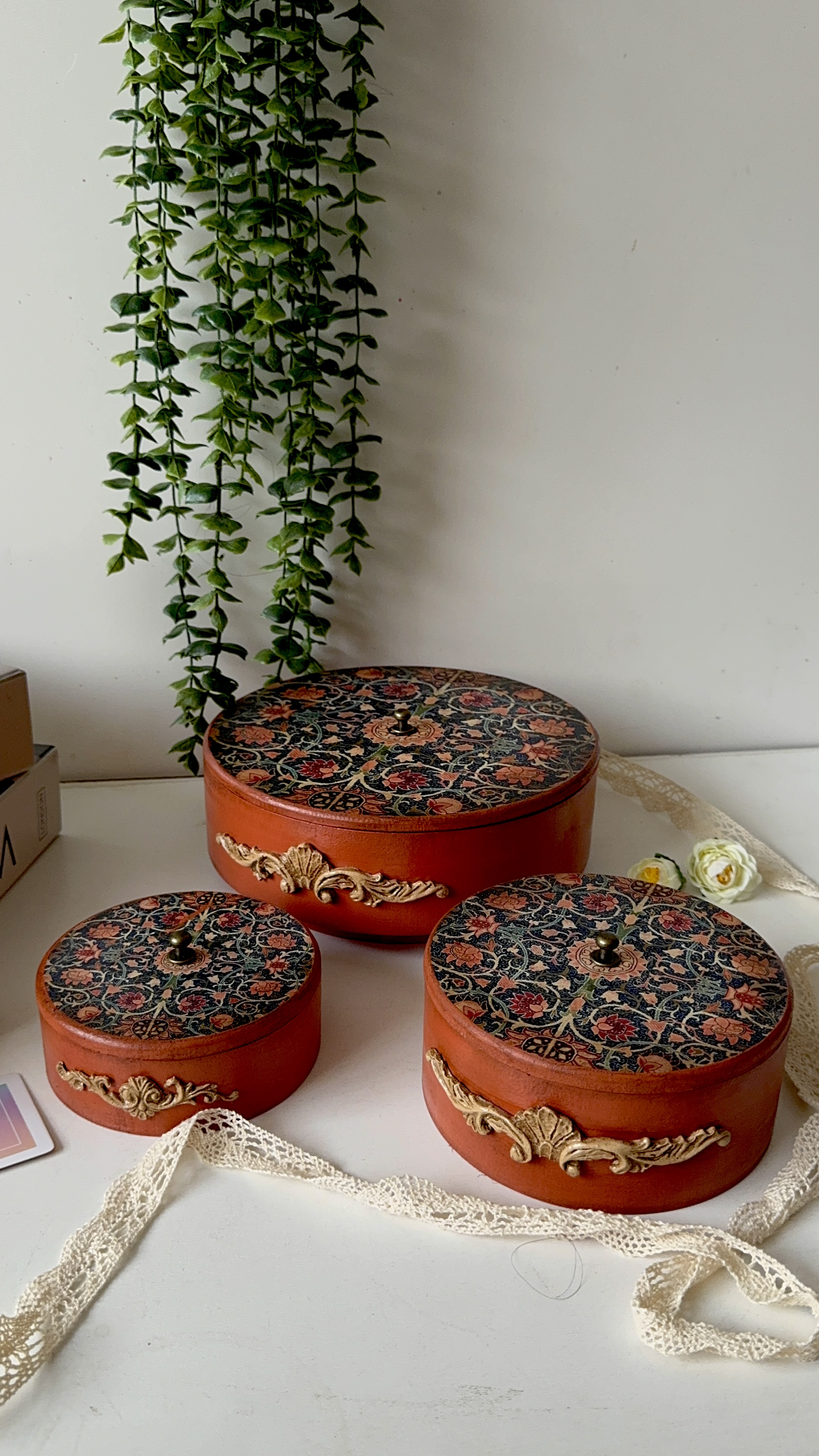 ست پذیرایی رنگ قرمز آجری